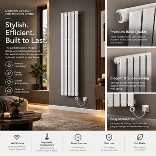 Eucotherm Vega Electric Vertical Radiator